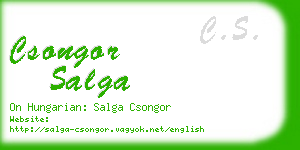 csongor salga business card